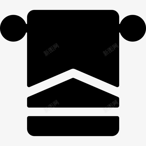 毛巾桑拿5填充图标svg_新图网 https://ixintu.com 填充 桑拿5 毛巾