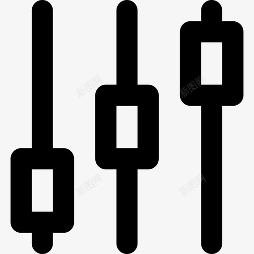 控制基础12线性图标svg_新图网 https://ixintu.com 基础12 控制 线性