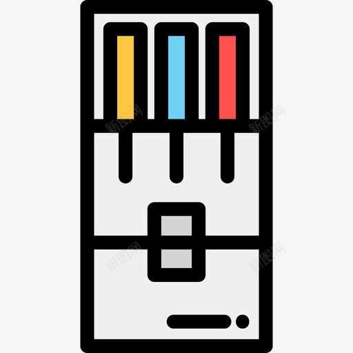 记号笔信纸111线性颜色图标svg_新图网 https://ixintu.com 信纸111 线性颜色 记号笔