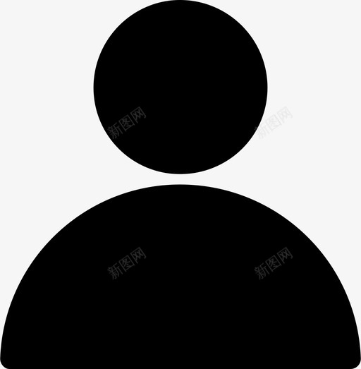 个人资料账户人图标svg_新图网 https://ixintu.com 个人资料 人 用户 账户