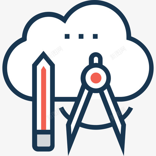 指南针网页和开发12线颜色图标svg_新图网 https://ixintu.com 指南针 线颜色 网页设计和开发12