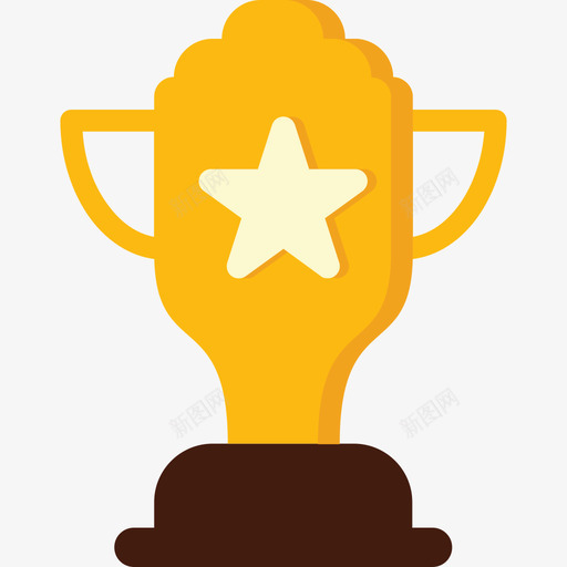 奖杯奖励5平级图标svg_新图网 https://ixintu.com 奖励5 奖杯 平级