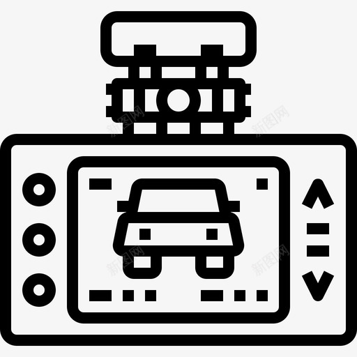 支票汽车服务2直线图标svg_新图网 https://ixintu.com 支票 汽车服务2 直线