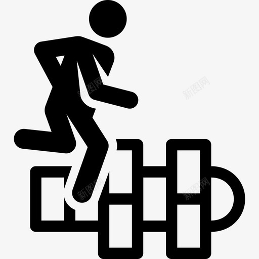 跳房子娱乐游戏填充图标svg_新图网 https://ixintu.com 填充 娱乐游戏 跳房子