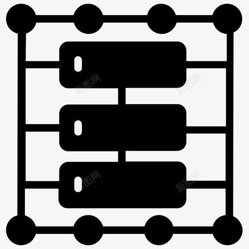 数据中心数据备份数据管理图标svg_新图网 https://ixintu.com 数据中心 数据备份 数据库 数据科学线图标 数据管理 服务器