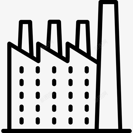 城市景观城市景观5线性图标svg_新图网 https://ixintu.com 城市景观 城市景观5 线性