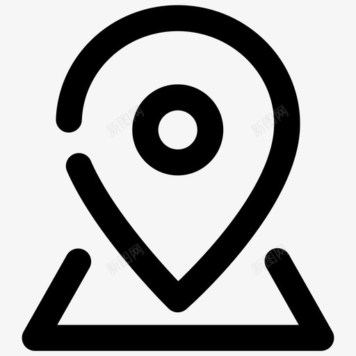 地址-01svg_新图网 https://ixintu.com 地址-01 填充 线性 扁平 手绘 精美 简约 单色 可爱 商务 圆润 方正
