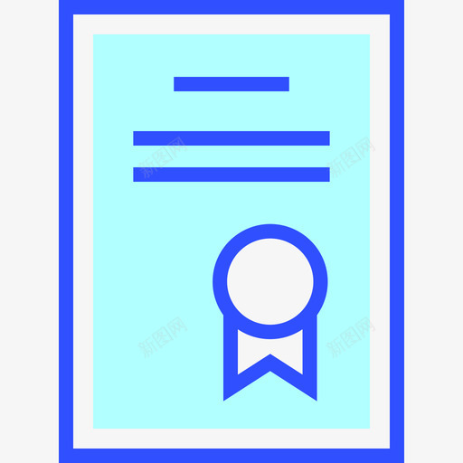 文凭学历51线性颜色图标svg_新图网 https://ixintu.com 学历51 文凭 线性颜色