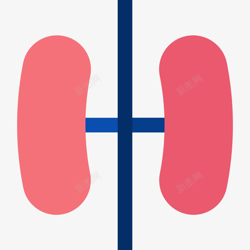 肺兽医扁平图标svg_新图网 https://ixintu.com 兽医 扁平 肺