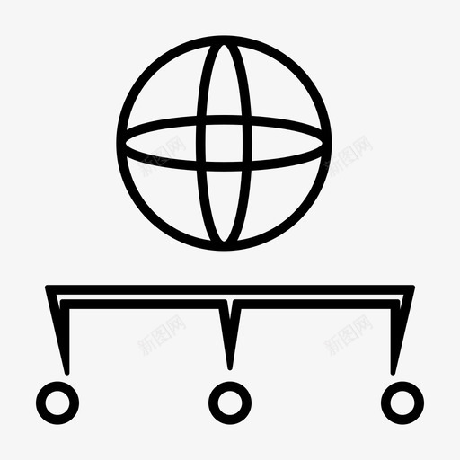 团队合作社区开发图标svg_新图网 https://ixintu.com 团队合作 在线 开发 社区 网页设计 营销 营销用户界面大纲 链接