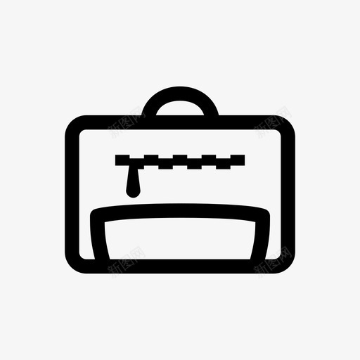 包商务正式包图标svg_新图网 https://ixintu.com 包 商务 工作 旅行 正式包 钱包
