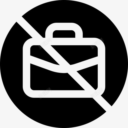 行李信号和禁令2已装满图标svg_新图网 https://ixintu.com 信号和禁令2 已装满 行李