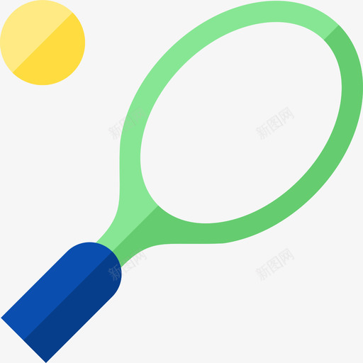 网球业余爱好和业余时间平图标svg_新图网 https://ixintu.com 业余爱好和业余时间 平 网球