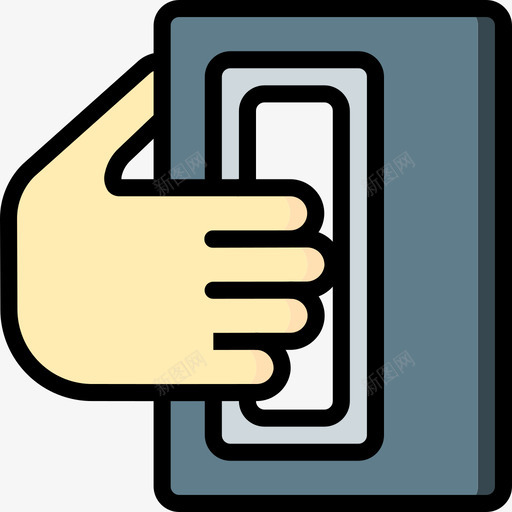 3d打印手持扫描仪3d打印线性彩色图标svg_新图网 https://ixintu.com 3d打印 3d打印手持扫描仪 线性彩色