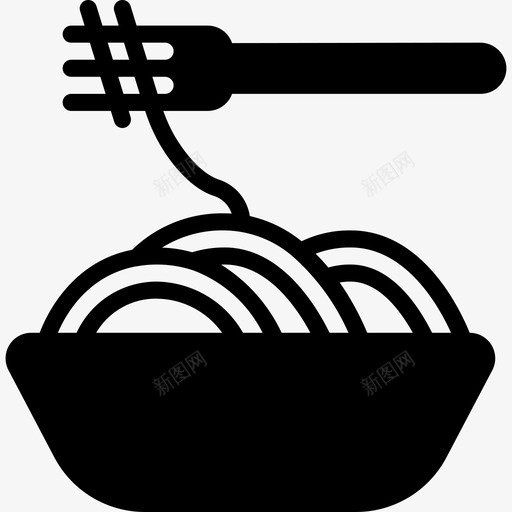 意大利面美食家2填充图标svg_新图网 https://ixintu.com 填充 意大利面 美食家2