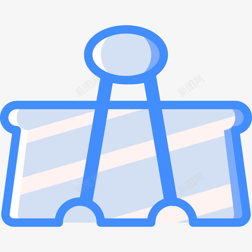 夹子office51蓝色图标svg_新图网 https://ixintu.com office51 夹子 蓝色