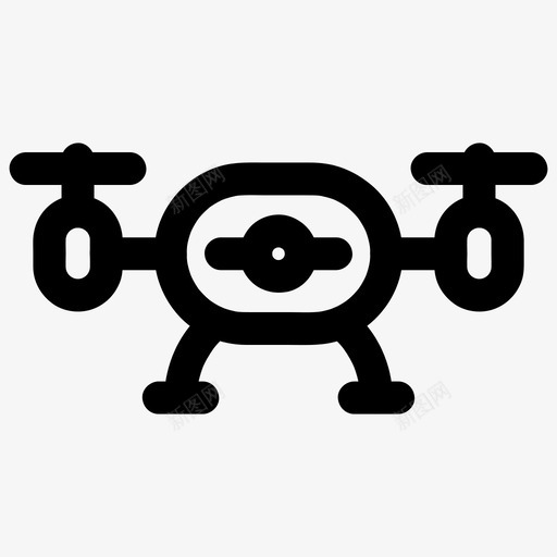 无人机相机设备图标svg_新图网 https://ixintu.com 四旋翼机 所有尺寸的基本图标 无人机 相机 设备 飞行