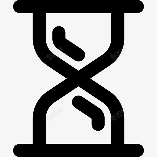沙漏基本款12直线型图标svg_新图网 https://ixintu.com 基本款12 沙漏 直线型