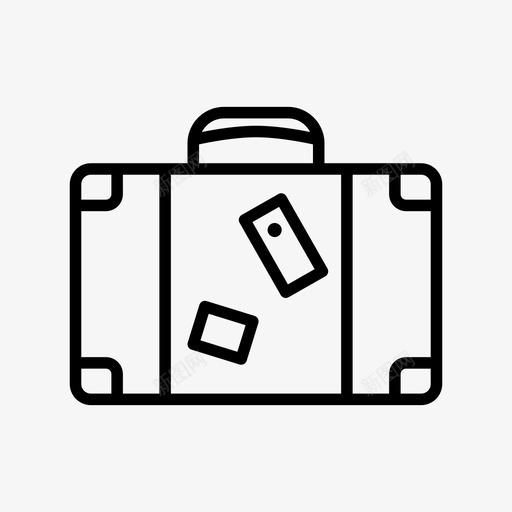 行李包旅行图标svg_新图网 https://ixintu.com 包 度假 旅行 旅行提纲 行李