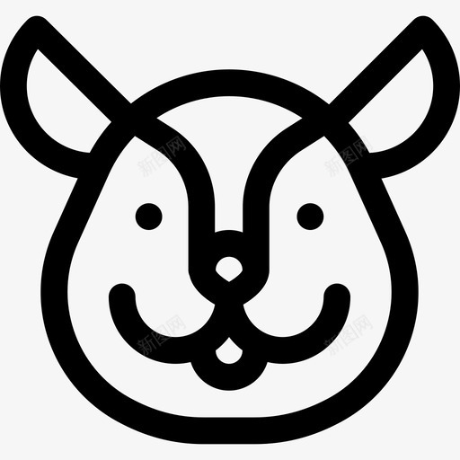 松鼠野生动物4直系图标svg_新图网 https://ixintu.com 松鼠 直系 野生动物4