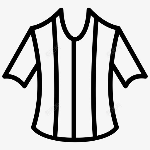 裁判员球衣裁判员衬衫裁判员制服图标svg_新图网 https://ixintu.com 篮球线图标 裁判员制服 裁判员球衣 裁判员衬衫