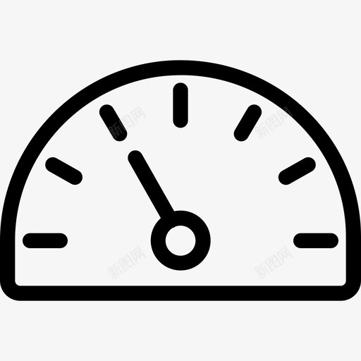 车速表运输34线性图标svg_新图网 https://ixintu.com 线性 车速表 运输34