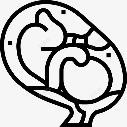 胎儿人体器官2直系图标svg_新图网 https://ixintu.com 人体器官2 直系 胎儿