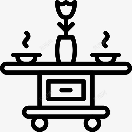 咖啡桌家具家用图标svg_新图网 https://ixintu.com 咖啡桌 家具 家用 直列式
