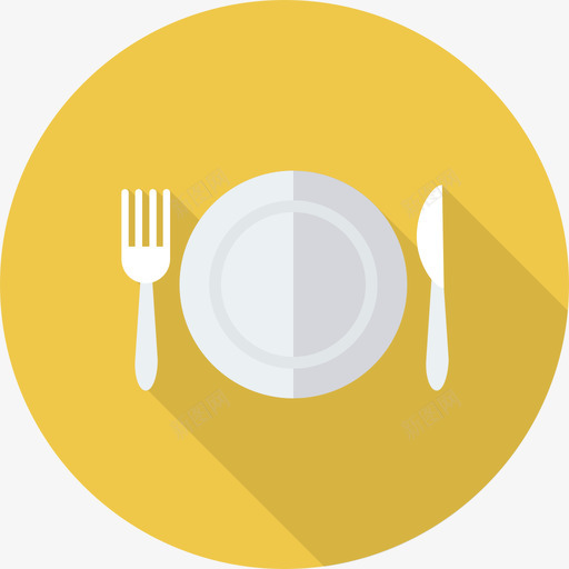 盘子食物和饮料22圆形图标svg_新图网 https://ixintu.com 圆形 盘子 食物和饮料22