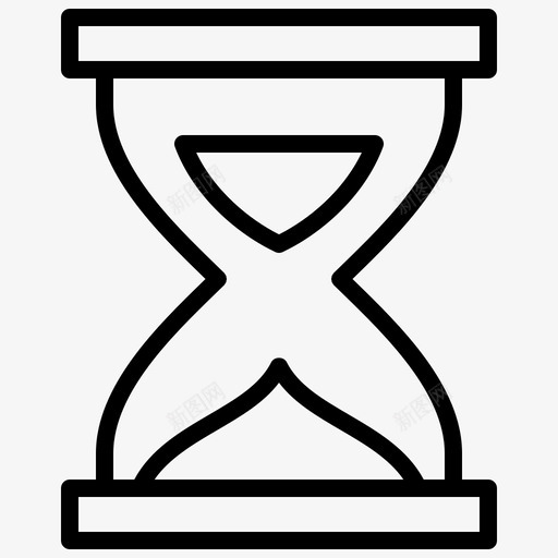 沙漏管理时钟图标svg_新图网 https://ixintu.com 搜索引擎优化 搜索引擎优化营销 时钟 时间 沙漏 等待 管理
