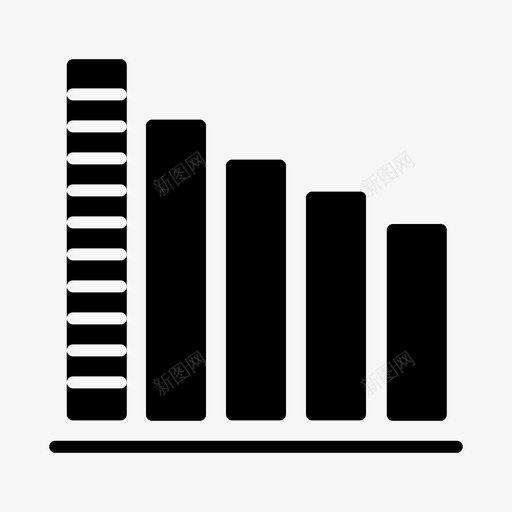 分析条形图图表图标svg_新图网 https://ixintu.com 分析 图表 图表黑色填充 报表 条形图 统计