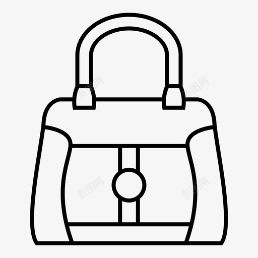 包时装手提包图标svg_新图网 https://ixintu.com 包 手提包 时装 钱包