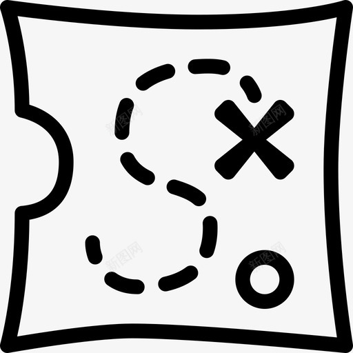 藏宝图地图位置直线图标svg_新图网 https://ixintu.com 地图位置 直线 藏宝图