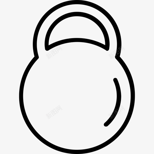 健身房健身18直线型图标svg_新图网 https://ixintu.com 健身18 健身房 直线型