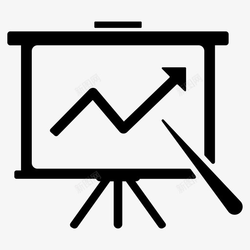 演示分析黑板图标svg_新图网 https://ixintu.com 分析 报告 搜索引擎优化和业务图标集1 演示 统计 黑板