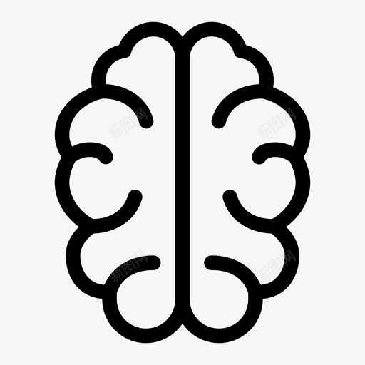 大脑人类智慧图标svg_新图网 https://ixintu.com 人类 大脑 教育媒介 智慧