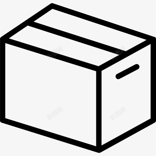 盒盒包装2线性图标svg_新图网 https://ixintu.com 盒 盒包装2 线性
