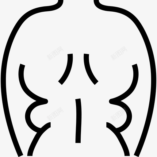 肥胖运动健身2线性图标svg_新图网 https://ixintu.com 线性 肥胖 运动健身2