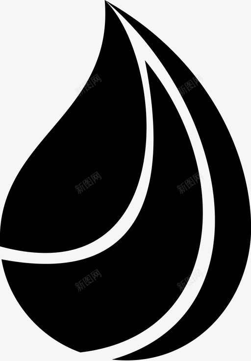 水滴自然飞溅图标svg_新图网 https://ixintu.com 水 水滴 自然 飞溅