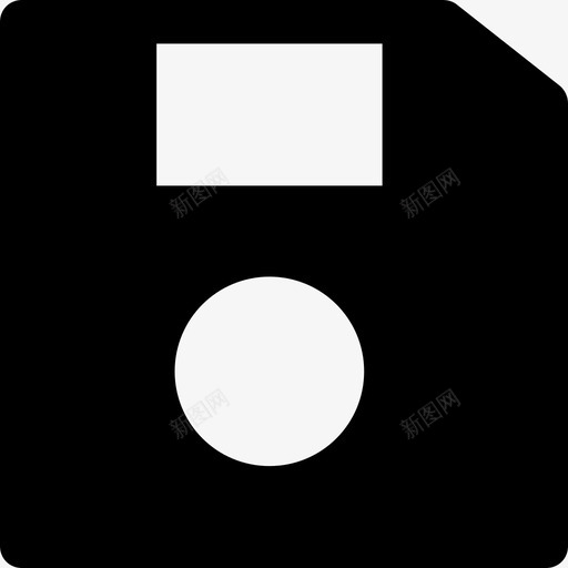 软盘接口45实心图标svg_新图网 https://ixintu.com 实心 接口45 软盘