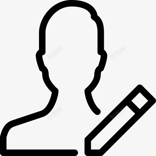 编辑用户配置文件帐户操作图标svg_新图网 https://ixintu.com 帐户 撰写 操作 用户操作行图标 编辑用户配置文件 设置