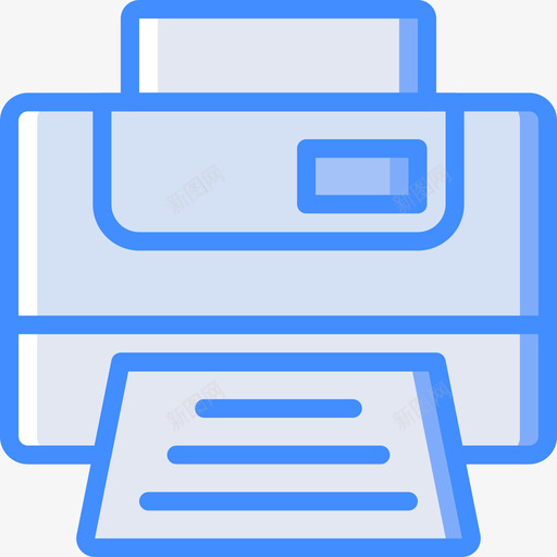 打印office51蓝色图标svg_新图网 https://ixintu.com office51 打印 蓝色