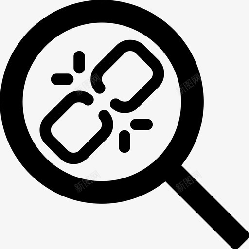断开链接搜索引擎优化51填充图标svg_新图网 https://ixintu.com 填充 搜索引擎优化51 断开链接