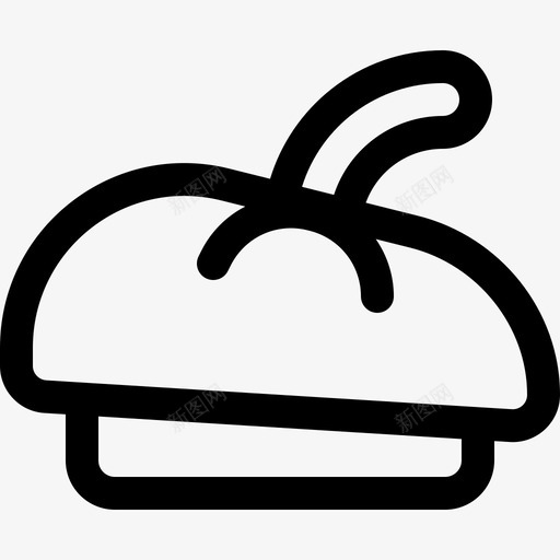 艺术家帽美术3线性图标svg_新图网 https://ixintu.com 线性 美术3 艺术家帽