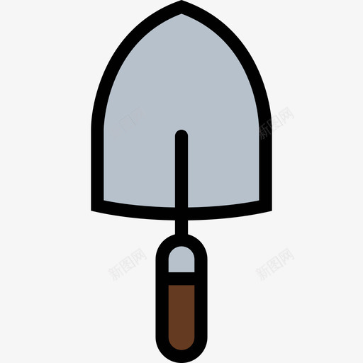 铁锹工具24线颜色图标svg_新图网 https://ixintu.com 工具24 线颜色 铁锹