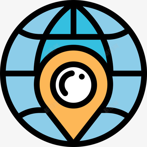 全球联系我们2线性颜色图标svg_新图网 https://ixintu.com 全球 线性颜色 联系我们2