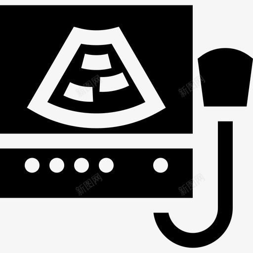 超声检查医疗器械2填充图标svg_新图网 https://ixintu.com 医疗器械2 填充 超声检查