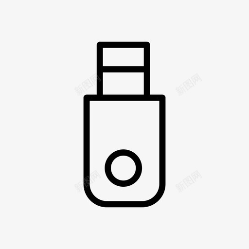 U盘设备外部存储图标svg_新图网 https://ixintu.com U盘 外部存储 有用图标 设备 辅助存储