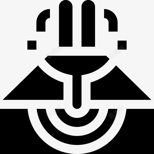 喷发自然灾害4填充图标svg_新图网 https://ixintu.com 喷发 填充 自然灾害4