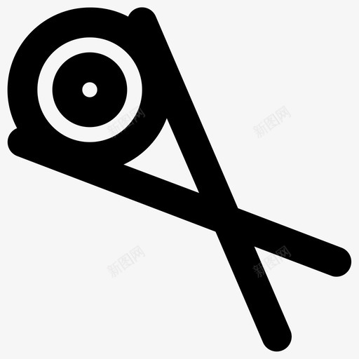 寿司筷子料理图标svg_新图网 https://ixintu.com 寿司 料理 日式 日本料理 梨味浓汤 筷子 紫菜